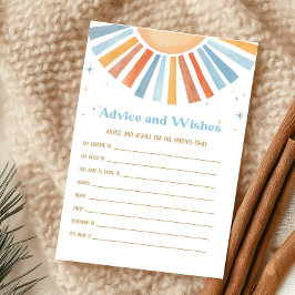 Här kommer Son BabyShower Advice & Önskemål Game