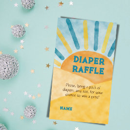 Här kommer Son Blue Rays Sunshine Baby Shower Game Tilläggskort