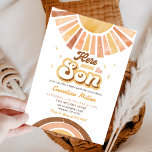 Här kommer Son Boho Sunshine Baby Shower Inbjudningar<br><div class="desc">Här kommer inbjudan till Son Boho Sunshine Baby Shower</div>