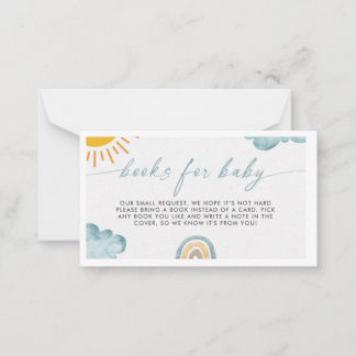 Här kommer Son Bokar för Baby Anteckningskort