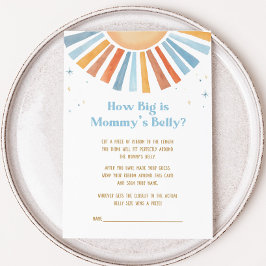 Här kommer Son hur stor är Mamma Belly Game
