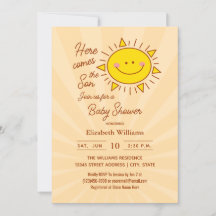 Här kommer Son Little Sunshine Boy Shower