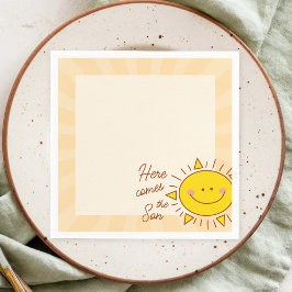 Här kommer Son Little Sunshine Boy Shower Pappersservett