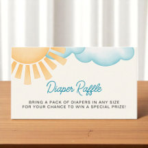 Här kommer Son Pojke Diaper Raffle