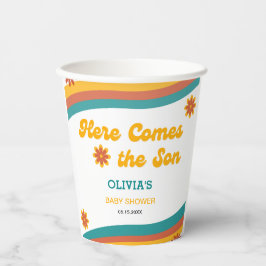 Här kommer Son Retro Boy Baby Shower