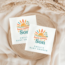 Här kommer Son Retro Pojke Shower