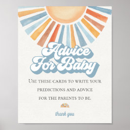 Här kommer Son Sunshine Advice for Baby Game Poster