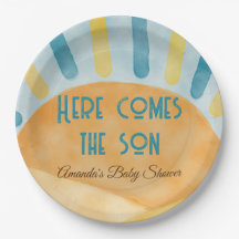 Här kommer Son Sunshine Blue Ray Baby Shower