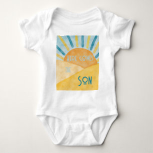 Här kommer Son Sunshine Blue Ray Boy Shower T Shirt