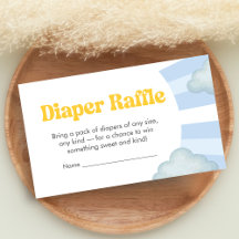Här kommer sonen Baby Shower Blöja Lotteri