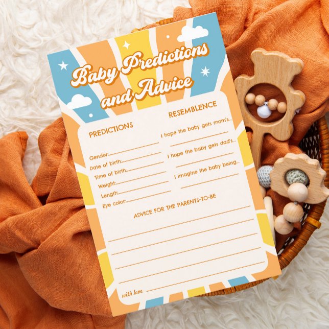 Här kommer sonen Baby Shower Gissningslek (Skapare uppladdad)