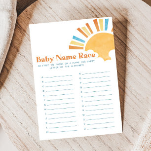 Här kommer sonen Baby Shower Namntävling