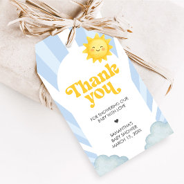 Här kommer sonen Baby Shower Presentkort Presentetikett
