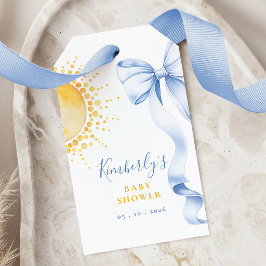 Här kommer sonen Baby Shower Presentkort Presentetikett
