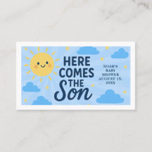 Här kommer sonen Baby Shower - Solsken