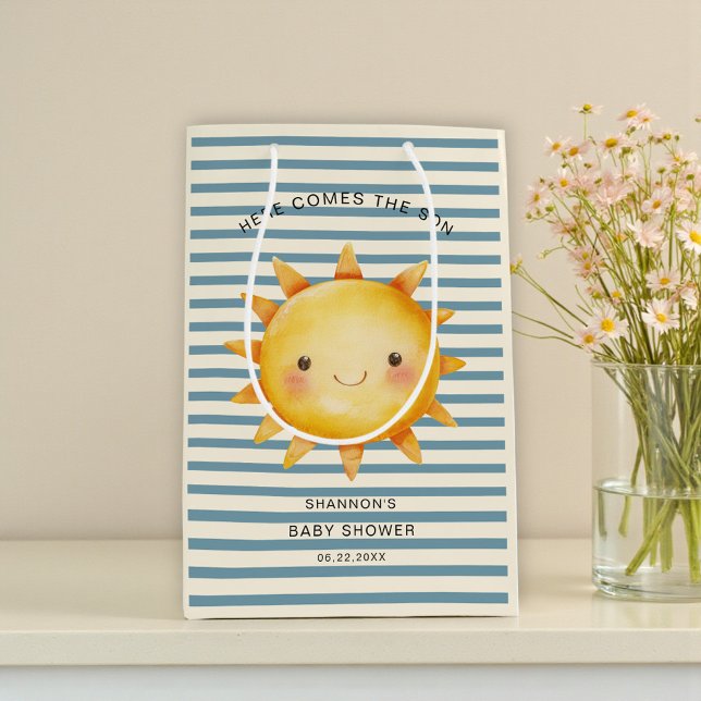 Här kommer sonen Baby Shower-väska (Skapare uppladdad)