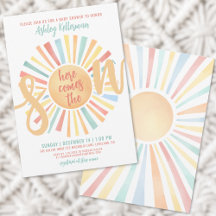 Här kommer sonen Boho Baby Shower