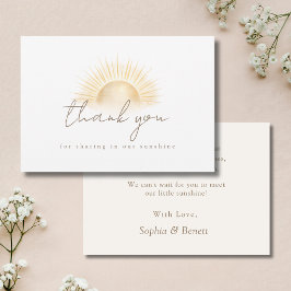 Här kommer sonen Boho solpojke baby shower Tack Kort