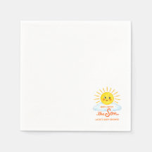 Här kommer sonen Handritad solsken Bebisens dag