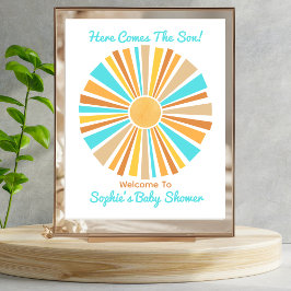 Här kommer sonen, Retro Boho Sunshine Välkommen Poster