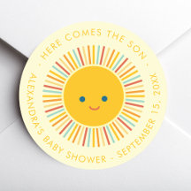 Här kommer sonen Solpojken Baby Shower
