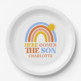 Här kommer sonens regnbåge, babyduschar