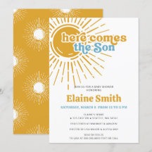 Här kommer sonens retro-babydusch