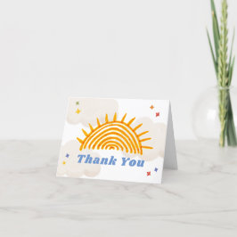 Här kommer Sons Solskine Baby Shower Tack Kort