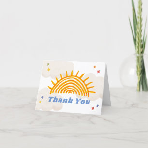 Här kommer Sons Solskine Baby Shower Tack Kort
