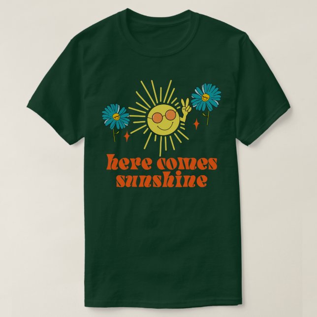 Här kommer Sunshine T Shirt (Design framsida)