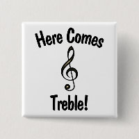 Här kommer Treble! Funny G Clef Musician