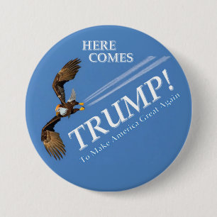 Här kommer Trump! Knapp