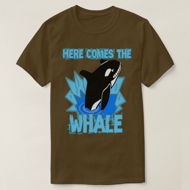 Här kommer valen t shirt (Design framsida)