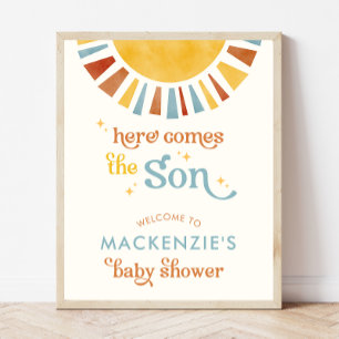 Här kommer välkomsthälsningen till Son Boho Boy Ba Poster