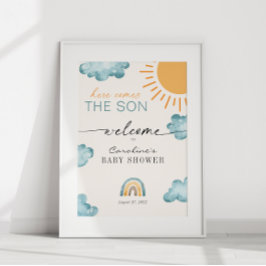 Här kommer välkomsthälsningen till sonens babydusc poster