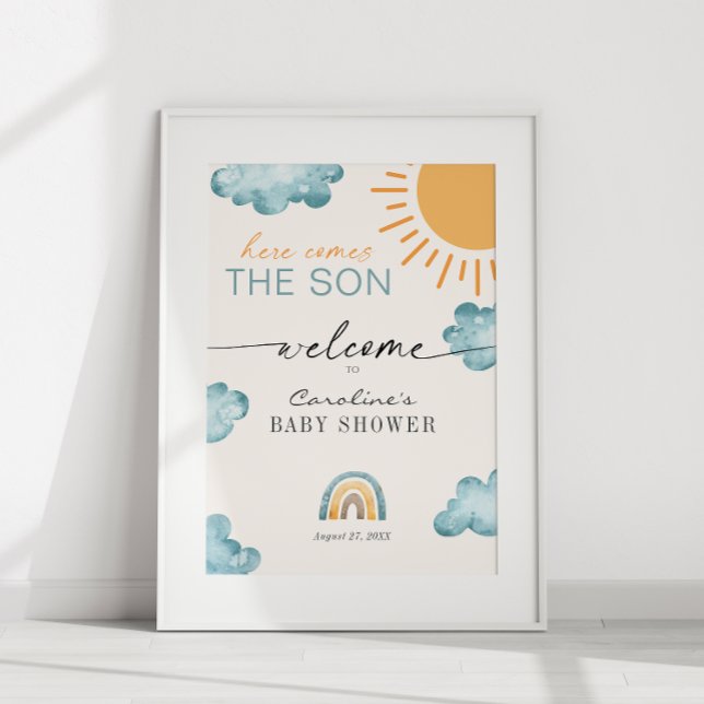Här kommer välkomsthälsningen till sonens babydusc poster (Skapare uppladdad)