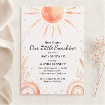 Här kommer vår lilla solsken Baby Shower