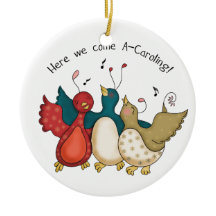 Här kommer vi A-Caroling julfåglar