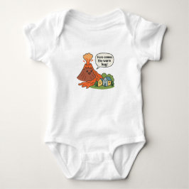 Här kommer Warm Hug! Volcano Humor T Shirt