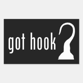 har krok? Stickers Rektangulärt Klistermärke