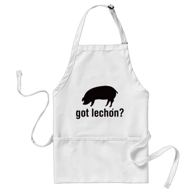 Har Lechon - grundläggande svart Förkläde (Framsidan)