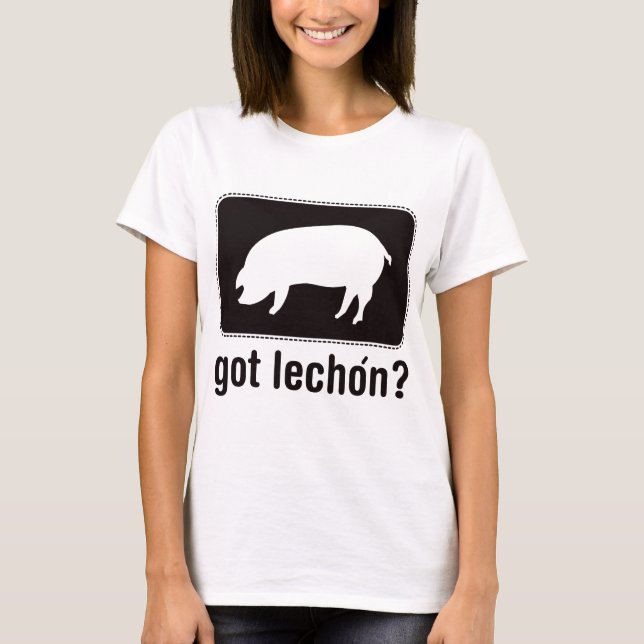 Har Lechon - svart Tee (Framsida)
