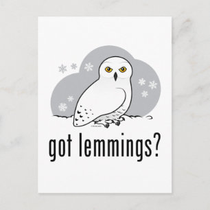 har lemmings? vykort