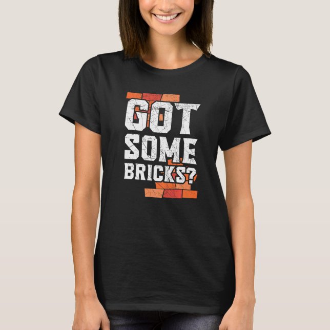 Har Lite Brickmason Construction Worker Bri T Shirt (Framsida)