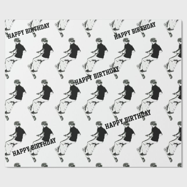 Har lite Luft! - Stunt Scooter Trick Presentpapper (Platt)