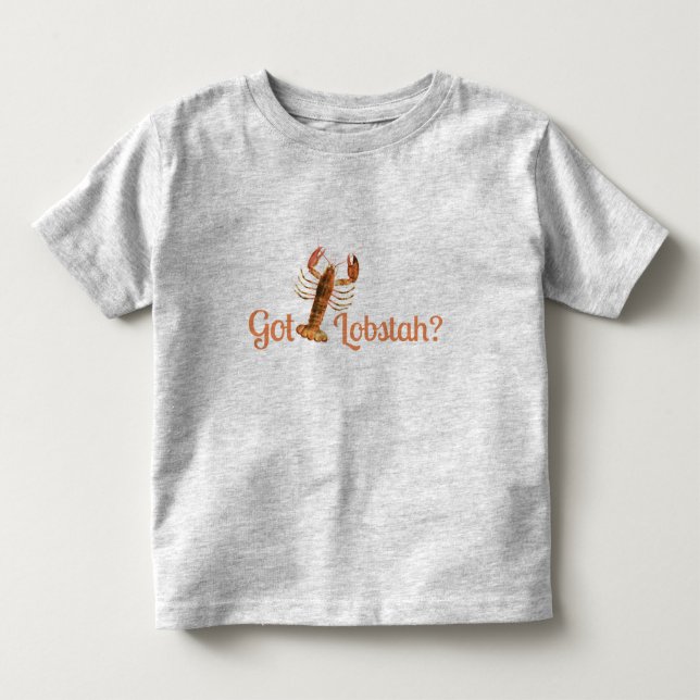 Har Lobstah Funny Boston eller Maine Accent T-shirt (Framsida)