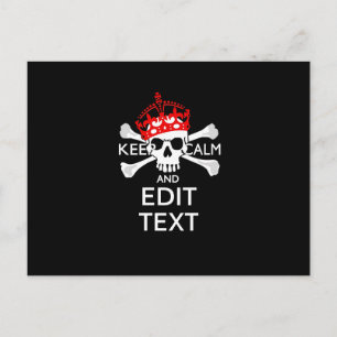 Har Lugnen Korsben för textBehålla Vykort