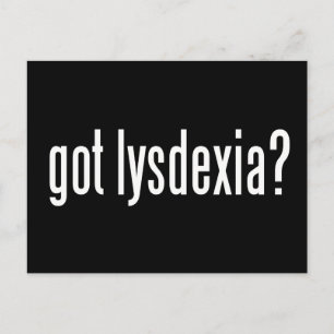 Har Lysdexia? Vykort