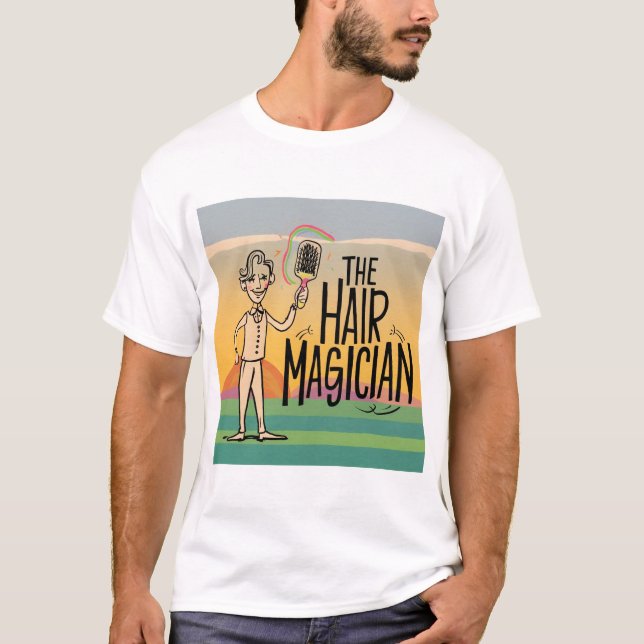 Hår Magikern T Shirt (Framsida)