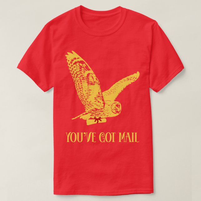 Har Mail Uggla Mail T Shirt (Design framsida)
